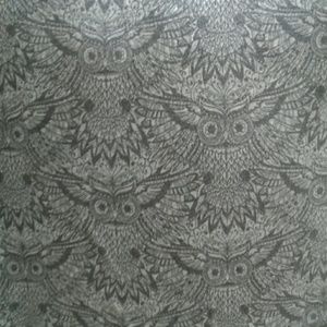 Cute V-Neck Owl Print Tee